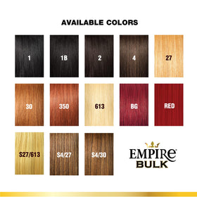 Sensationnel Empire Bulk deep wave texture suitable for curly loose wave styles.