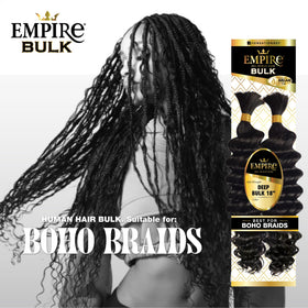 Sensationnel Empire Bulk bundle prepared for knotless box braids.
