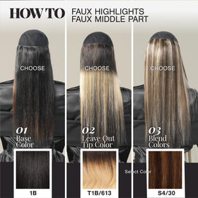 Sensationnel Empire Yaki smooth, soft fibers for natural-looking straight weave.