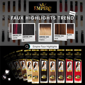 Sensationnel Empire Yaki straight style for sleek looks.