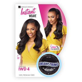 Sensationnel Instant Weave blends naturally with hair for a smooth finish.