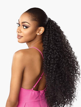 Sensationnel Instant Weave Half Wig silky yaki texture feel