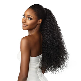 Sensationnel Lulu Pony Tail Drawstring front view for quick, secure everyday ponytail.