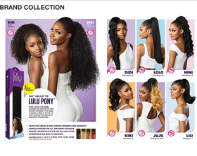 Sensationnel Lulu Pony Tail secure-application ensures confident wear with minimal adjustments.