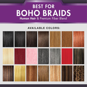Sensationnel PremToo knotless box braids 18in for tangle-free installation