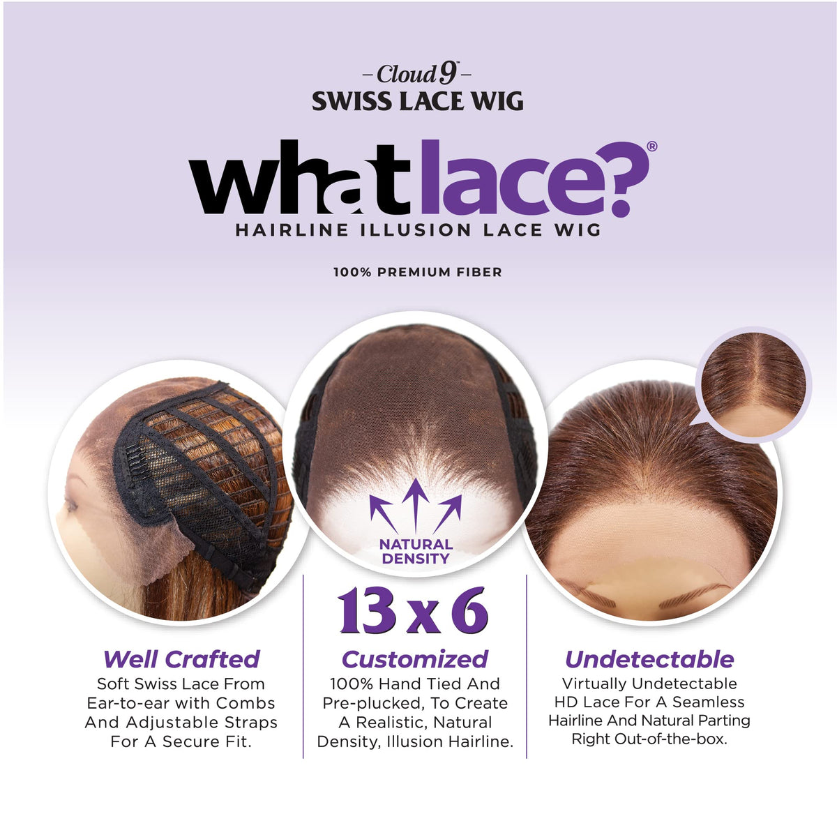Sensationnel Braelyn hand-tied cap demonstrates premium construction and secure fit