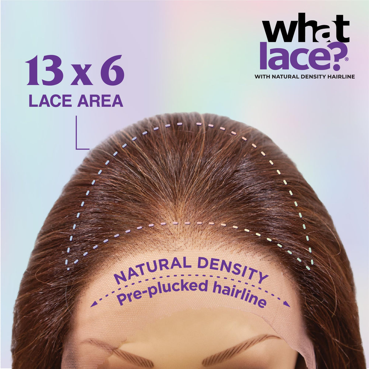 Sensationnel What Lace wig free parting area enables versatile styling.