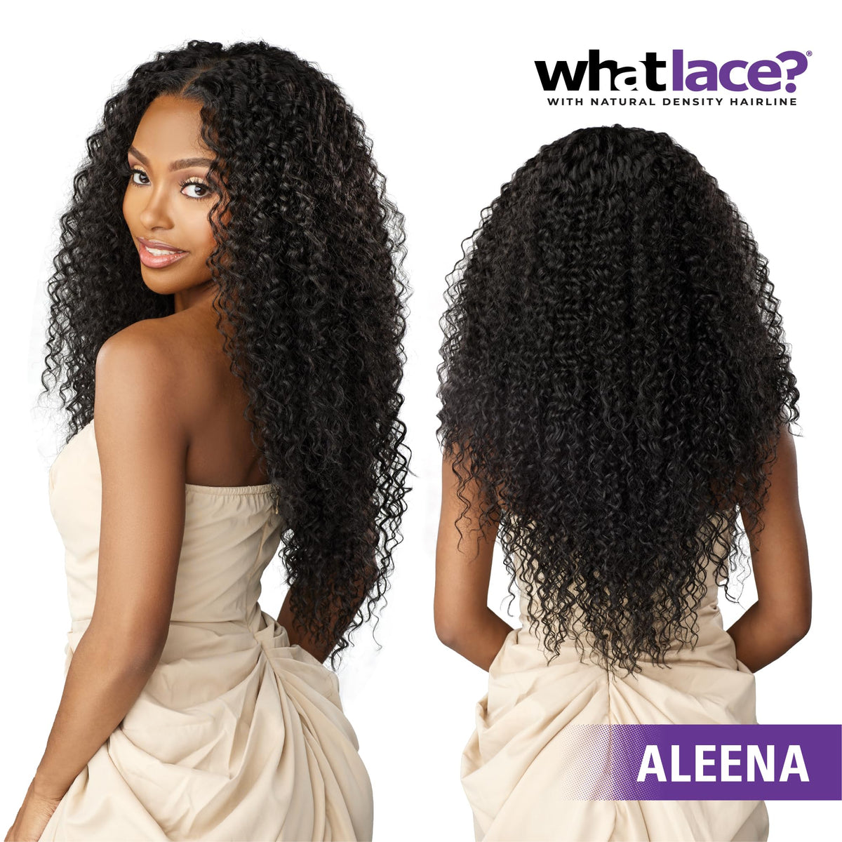 Sensationnel What Lace Aleena heat safe synthetic fibers ready for styling
