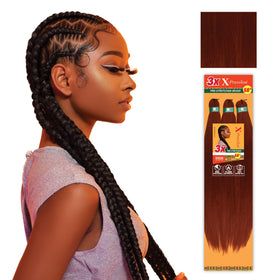 Sensationnel X-pression prestretched braiding hair 58 inches for fast box braids and twists.