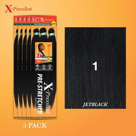 Sensationnel X-PRESSION flame retardant kanekalon braid texture close-up