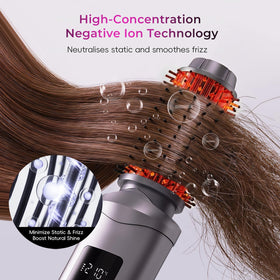 Sensawaves negative ion outlets reduce frizz in humidity.