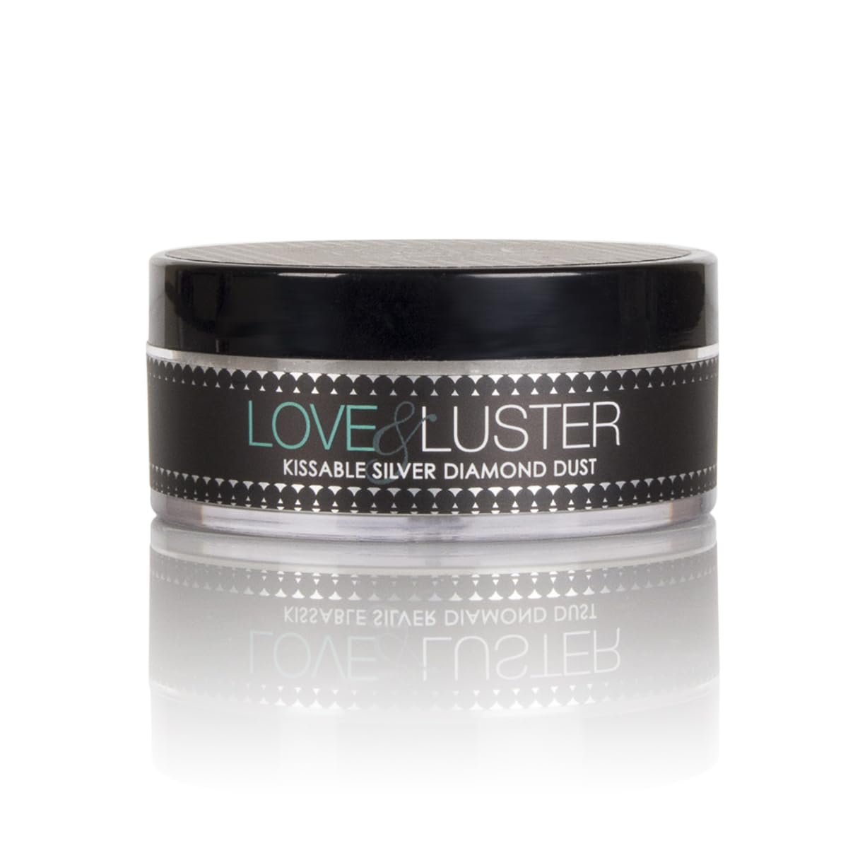 Sensuva Love & Luster Diamond Dust on skin creates radiant highlight
