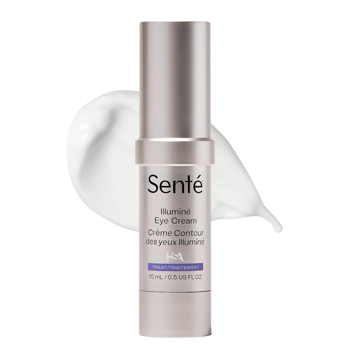 Sente Illumine Eye Cream bottle front for daily under-eye care and refreshed look