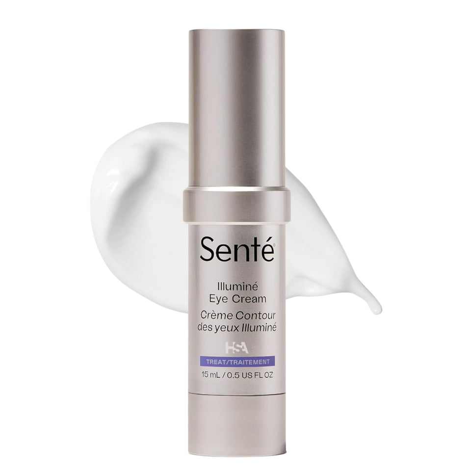 Sente Illumine Eye Cream bottle front for daily under-eye care and refreshed look