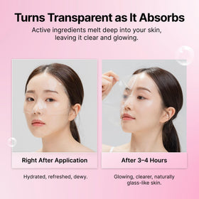 SEONGLOW Collagen Hydration Mask sheets displayed for full-face application