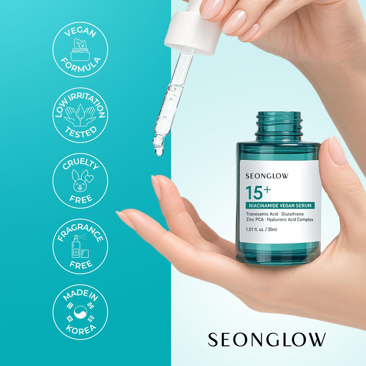 SEONGLOW pore-minimizer integrated into a daily skincare routine