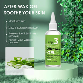 Seopri triple bottle skin care set packaging showing complete waxing kit