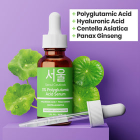 SeoulCeuticals product label close-up emphasizing clean ingredients