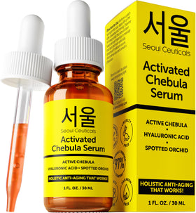 SeoulCeuticals Chebula Active Serum bottle for daily hydration and easy use