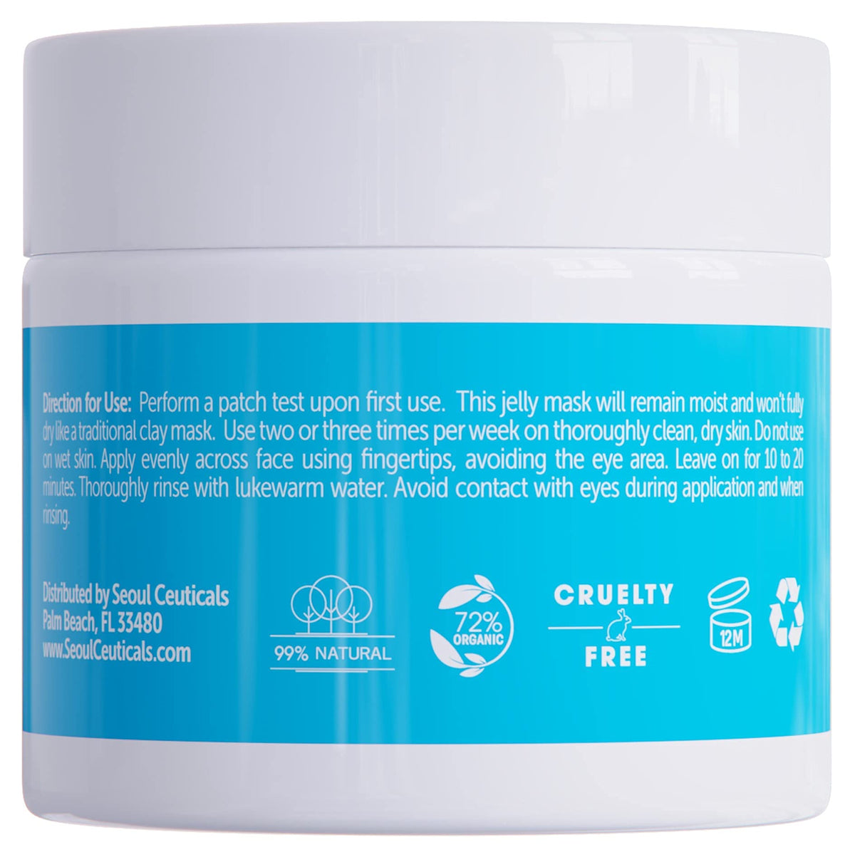 SeoulCeuticals glow-ready complexion after mask application.