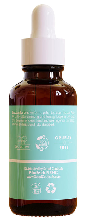 SeoulCeuticals Korean skincare glow routine image suggests simple, effective steps.