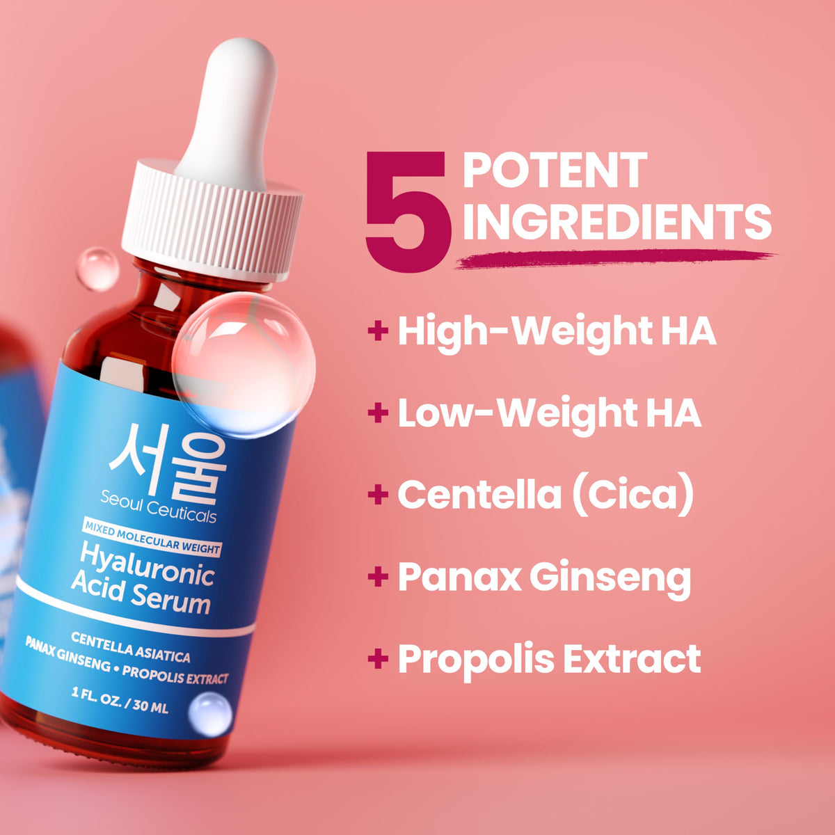 SeoulCeuticals Propolis serum benefits close-up reflects antioxidant support.