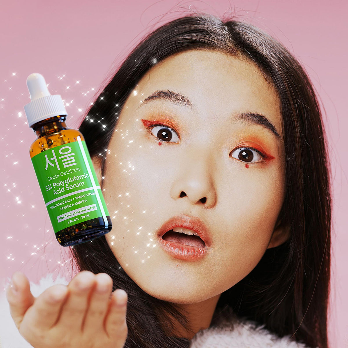 SeoulCeuticals serum dropper close-up showing precise application