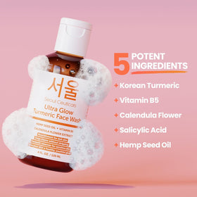 SeoulCeuticals turmeric-calendula extract for calming glow during routine