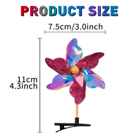 Sepco sequin windmill barrette adds sparkling detail to outfits