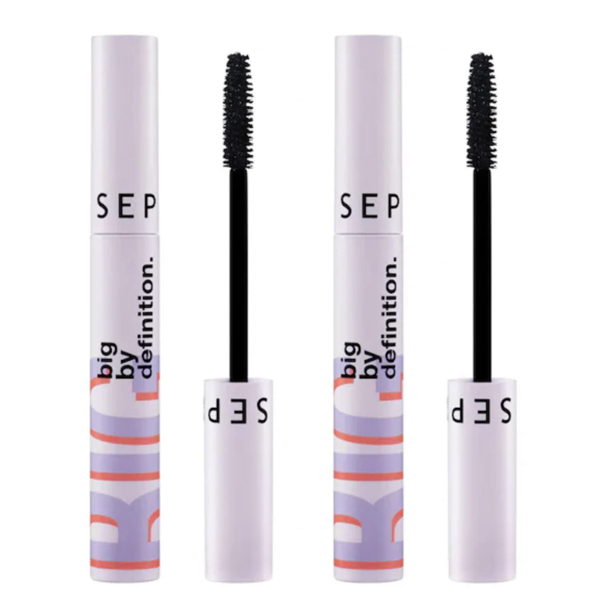 Sephora Collection Big By Definition mascara wand application for precise coverage.