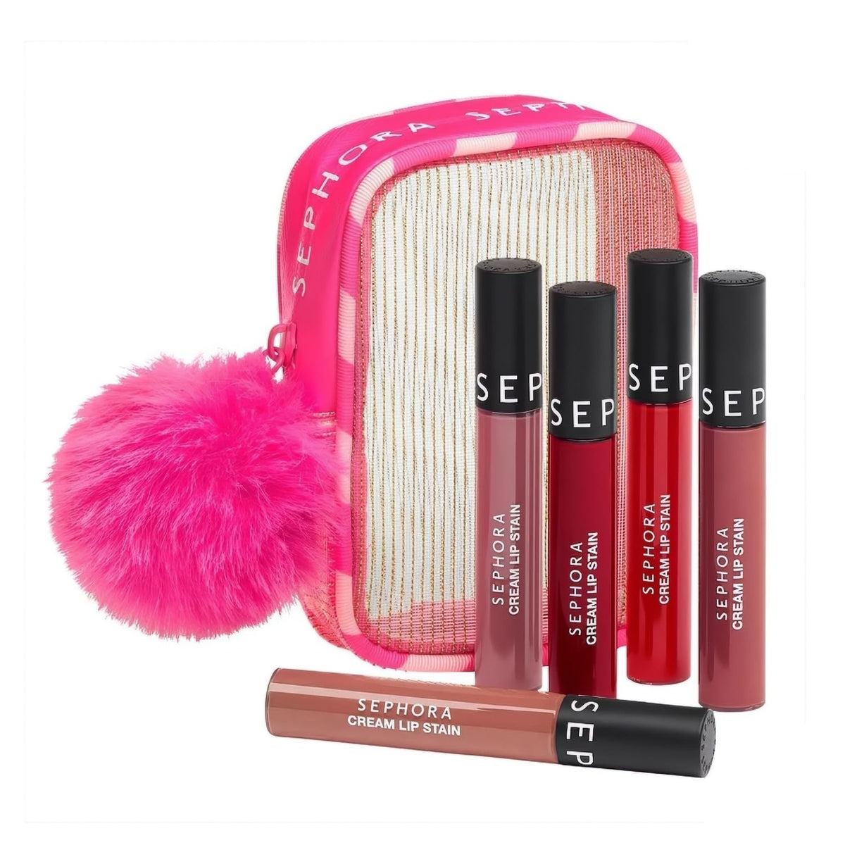 SEPHORA Collection Cream Lip Stain Always Red for long-lasting, transfer-resistant color.