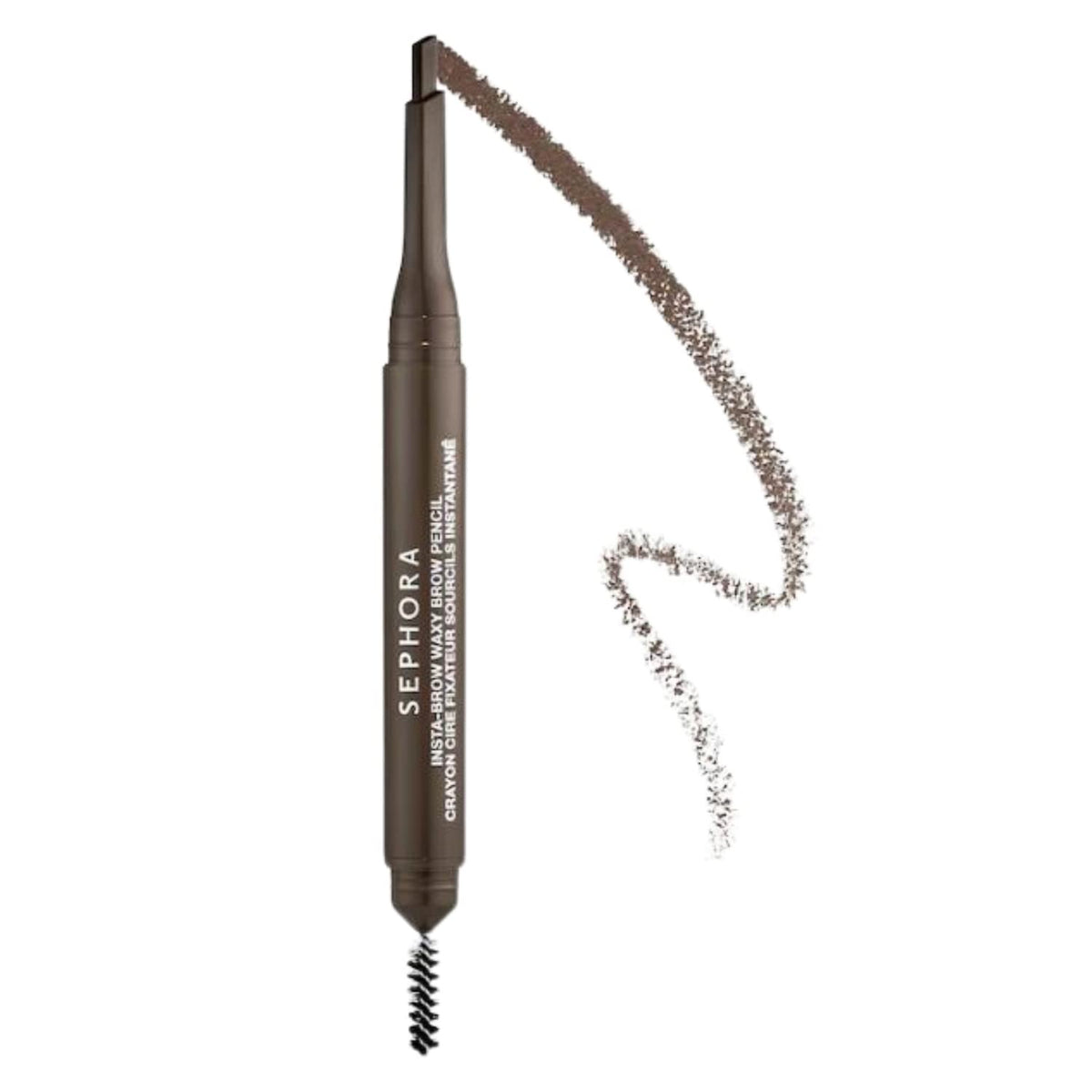 SEPHORA Insta-Brow Waxy Brow Pencil defines brows with a precise blade tip for natural, all-day wear.
