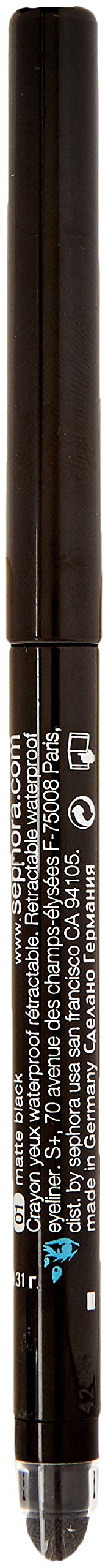 SEPHORA COLLECTION retractable waterproof eyeliner tip close-up for precise lines