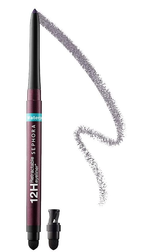 SEPHORA Collection Shimmer Plum eyeliner delivers long-lasting color with precise, smooth application.
