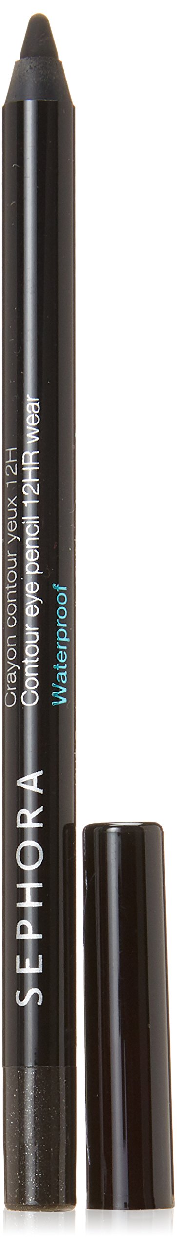 SEPHORA COLLECTION Contour Eye Pencil with stiletto tip in black for 12-hour waterproof color