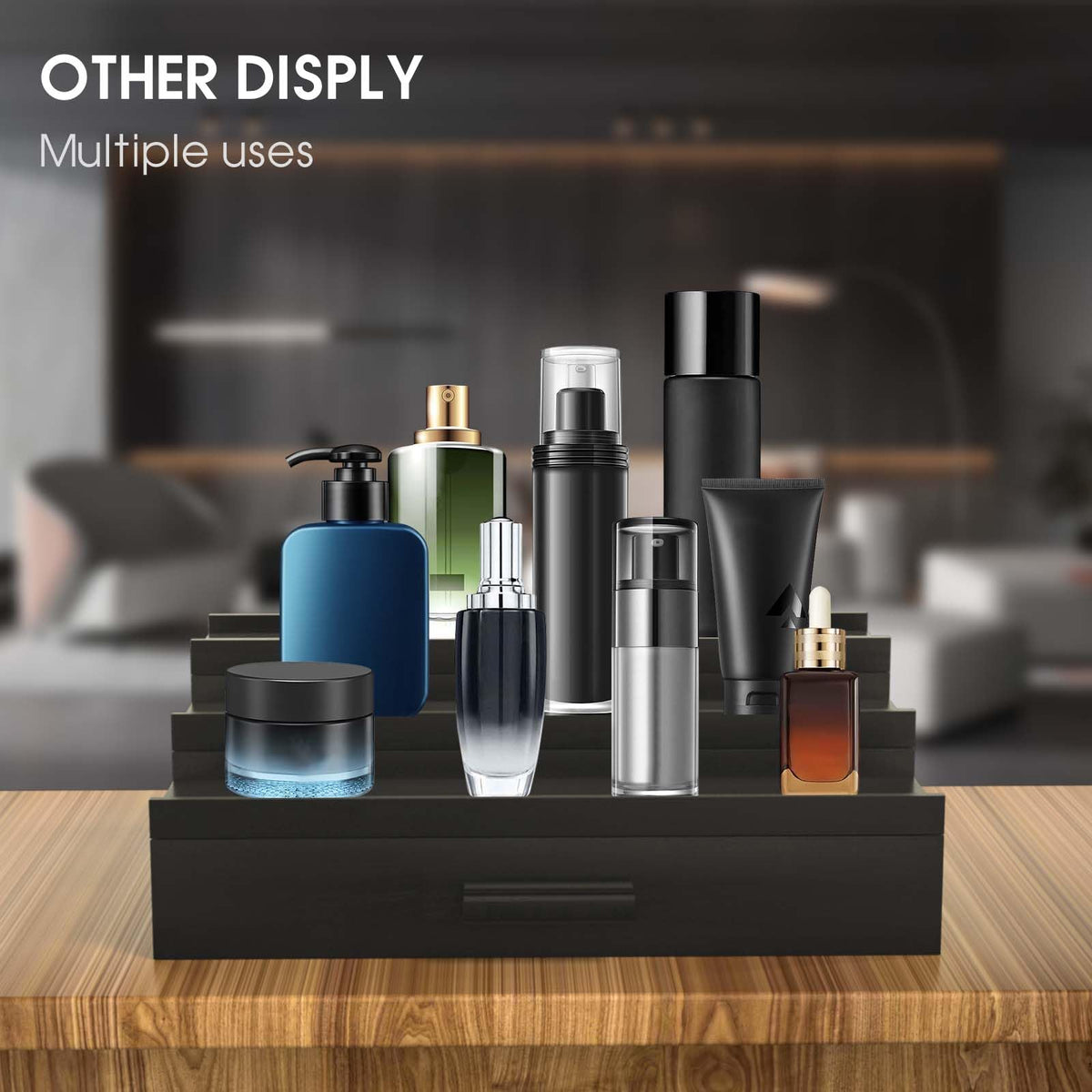 Sephyroth Cologne Organizer on a dressing table elevates daily routines