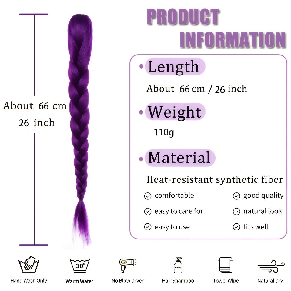 Serena Hair soft, heat-resistant synthetic fiber feels gentle on skin.