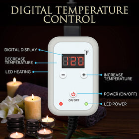SereneLife digital temperature control for precise heat levels during therapies