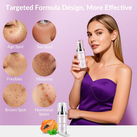 SerenSkin Dark Spot Remover being applied to underarm for even skin tone.
