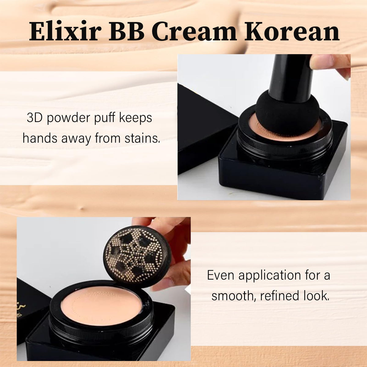 Compact SerentiaElixir BB cream for on-the-go touch-ups