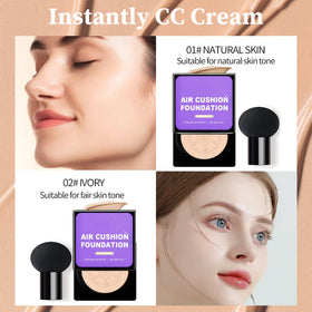 Swatch on skin demonstrating natural finish and seamless blend