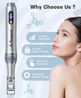 Sergand Derma Roller Pen suited for home skincare routines