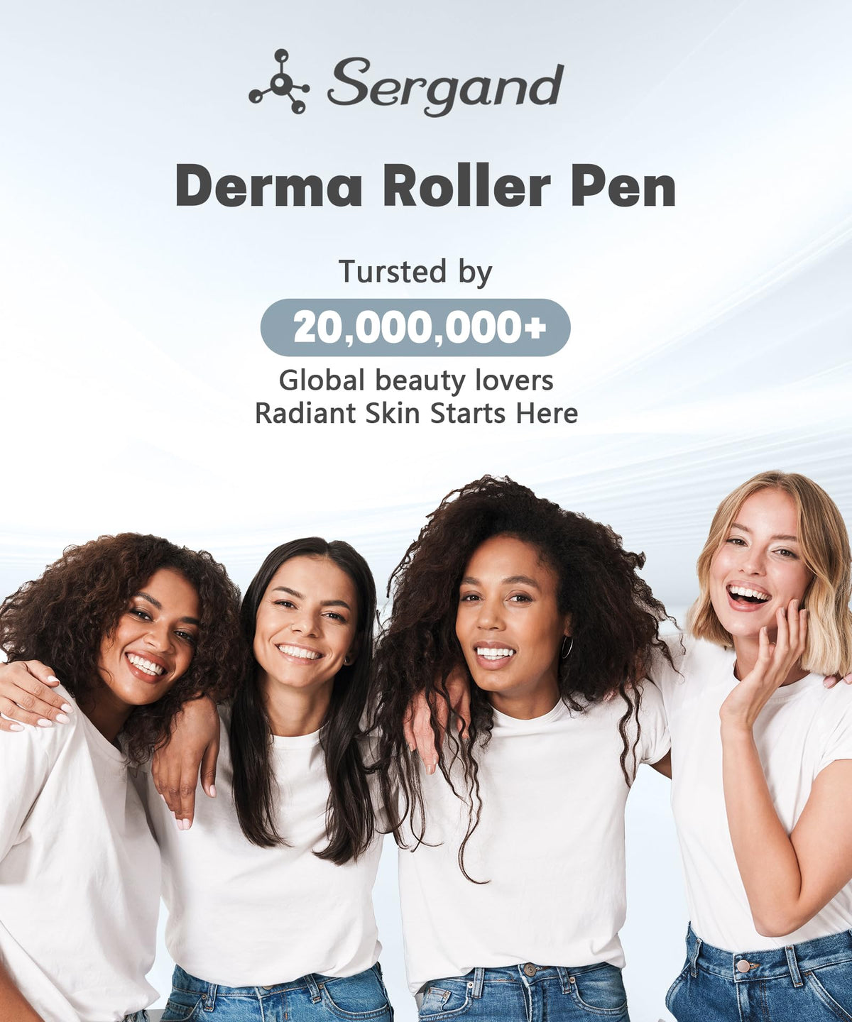 Sergand Derma Roller Box packaging showing ready-to-use kit