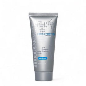 Serious Skincare Firm A Face XR bottle pour shows controlled dispensing for instant lift