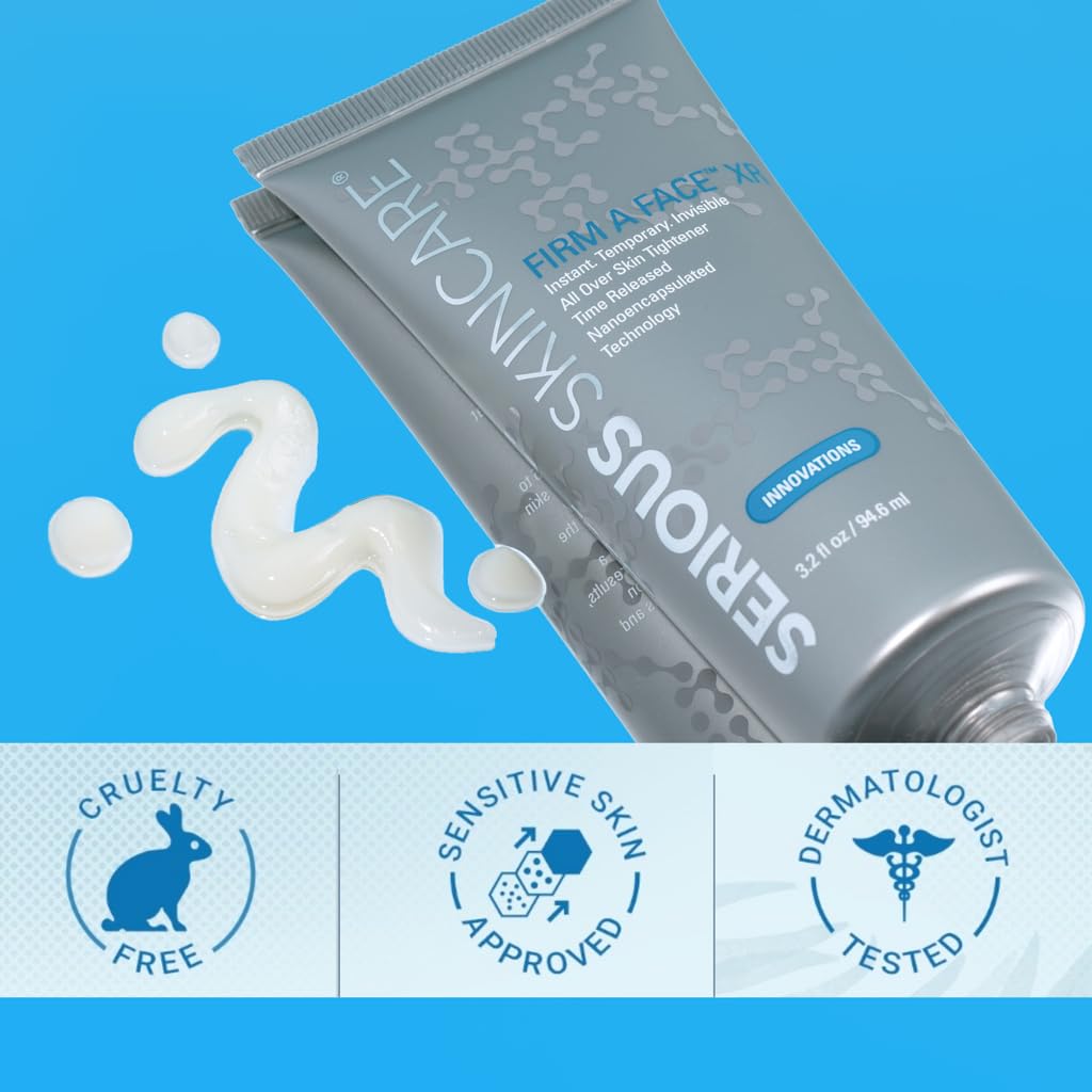 Serious Skincare Firm A Face XR made in the USA, cruelty-free beauty