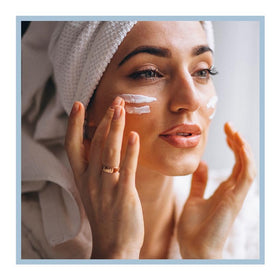 Application near the eye area with caution when using Serious Skincare Cream.