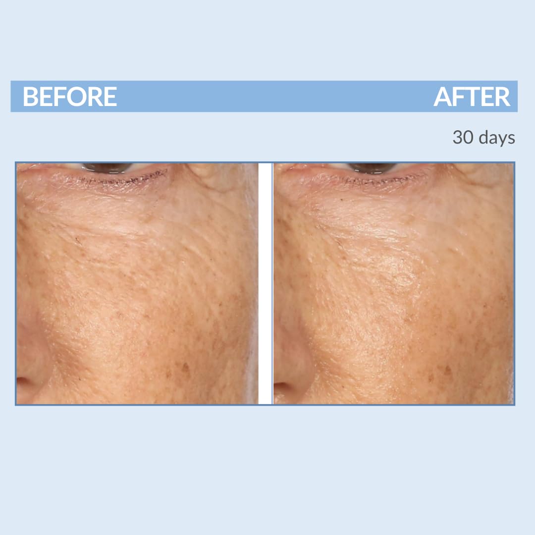 Texture swatch of Serious Skincare Retinol Cream shows silky finish.