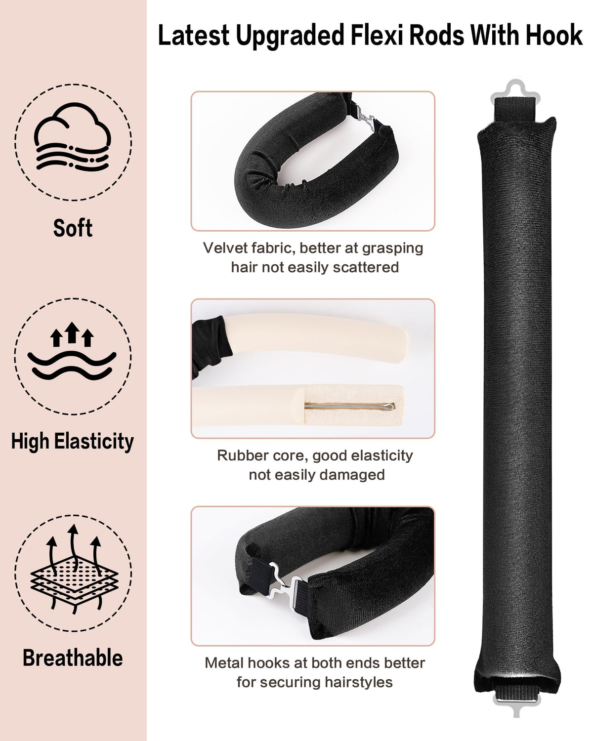 Seritant no-heat curling rods shape curls without heat exposure.