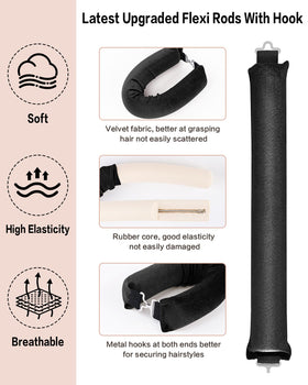 Seritant no-heat curling rods shape curls without heat exposure.