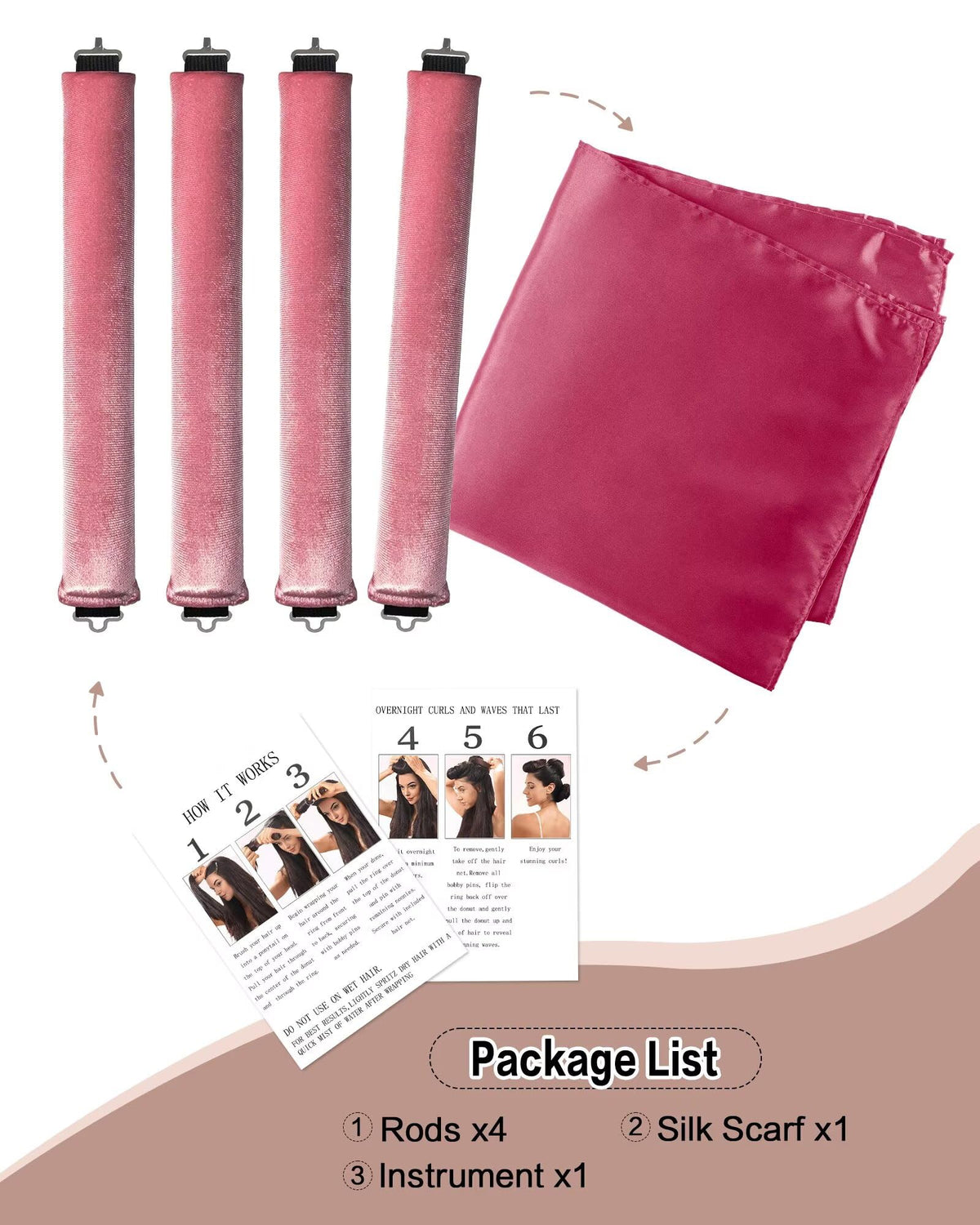 Seritant satin head scarf locks in moisture while styling